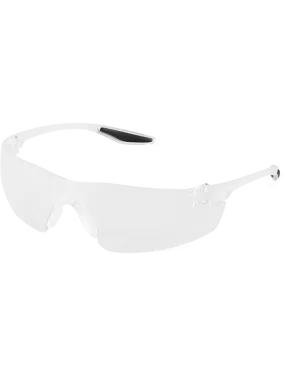 Discus™ Clear Lens, Frosted Clear Frame Safety Glasses - BH2811