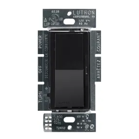 Diva LED  Dimmer Switch, 150-Watt, Single Pole or 3-Way, Black