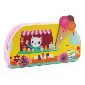 Djeco - Ice Cream Truck 16-piece jigsaw puzzle