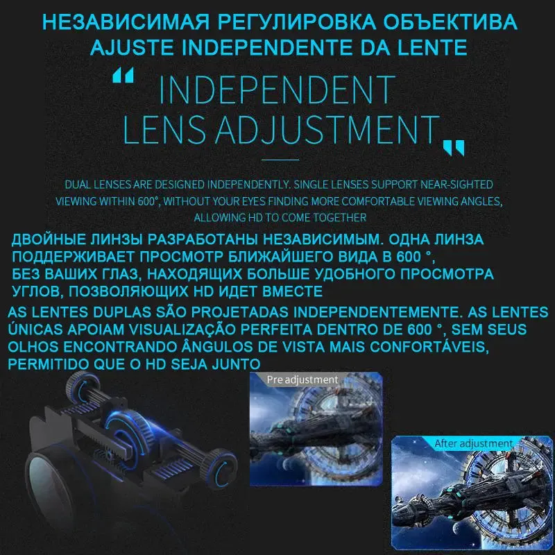 Dragon Magic G6 VR Gaming Stereo 3D Headset -Dragon Magic G6 VR Headset