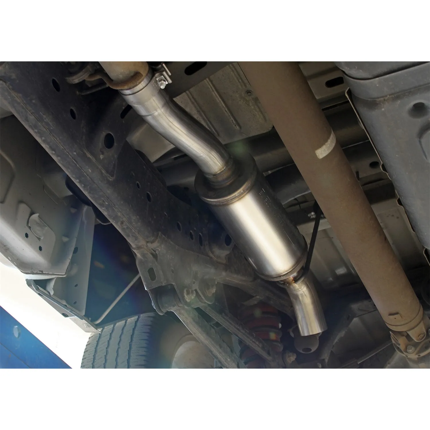 Flowmaster FlowFX Cat-Back Exhaust System - 3 in Diameter - Dump Style Exit - Stainless - Dodge Ram Fullsize Truck 2009-21