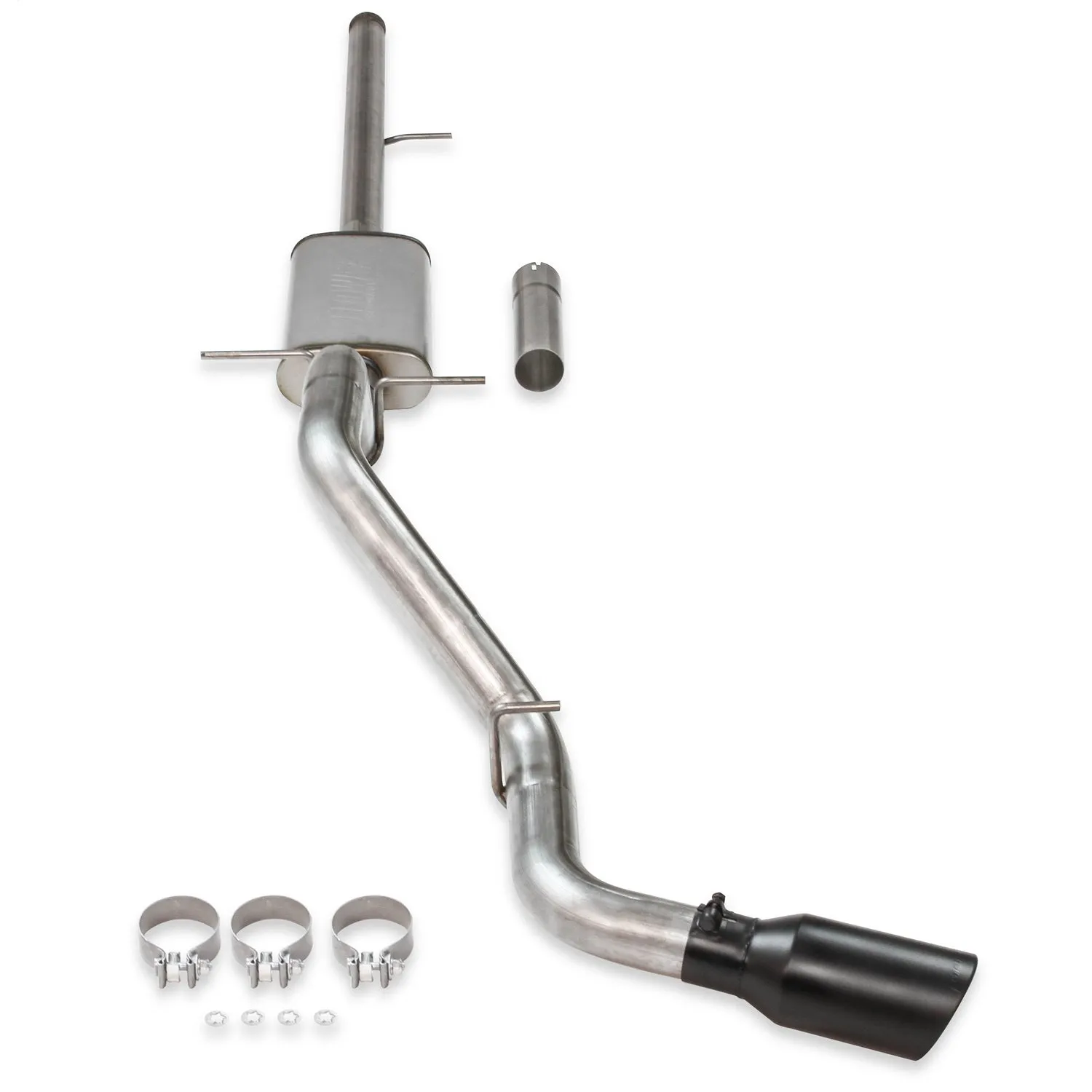 Flowmaster FlowFx Cat-Back Exhaust System - 3 in Diameter - Single Side Exit - 4-1/2 in Black Ceramic Tip - 5.3 L - GM Fullsize Truck 2014-19