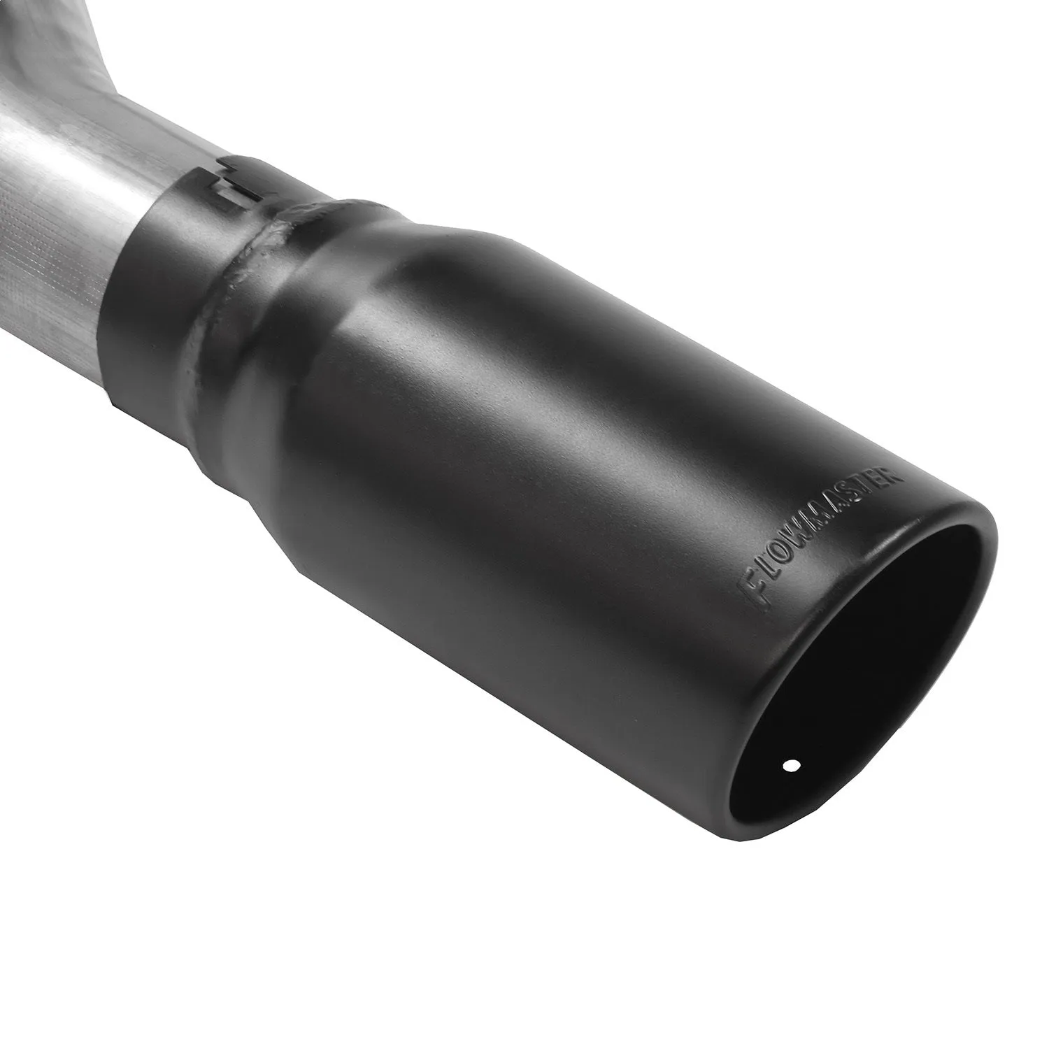 Flowmaster FlowFX Cat-Back Exhaust System - 3.5 in Diameter - Single Side Exit - 5 in Black Ceramic Tip - Stainless - Ford Fullsize Truck 2017-21