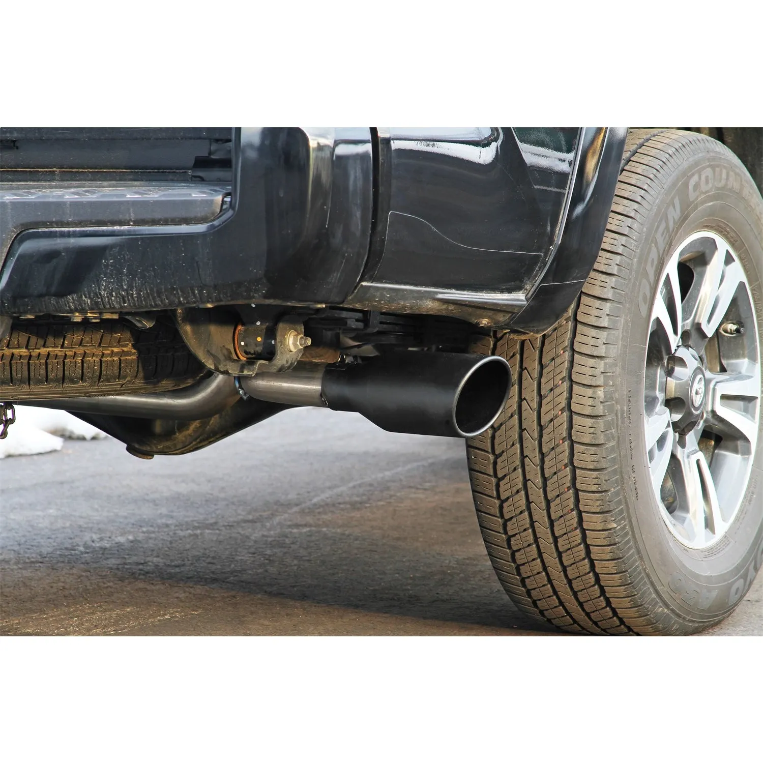 Flowmaster FlowFx Exhaust System - Cat-Back - 2-1/2" Diameter - Dual Side Exit - 4-1/2" Black Ceramic Tips - Stainless - 3.5 L