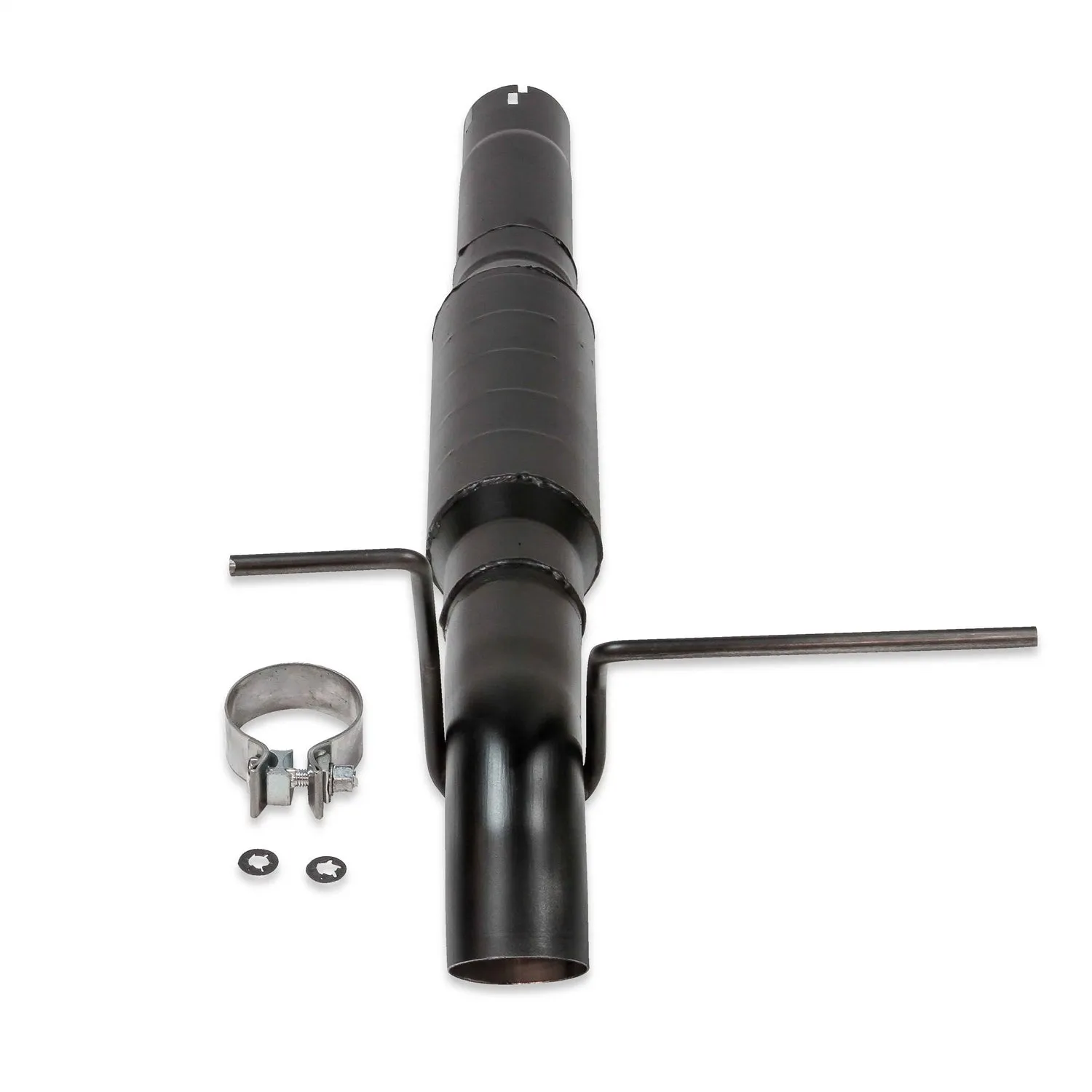 Flowmaster Outlaw Extreme Exhaust System - Cat-Back - 3" Diameter - Single Underbody Exit - Stainless - Black
