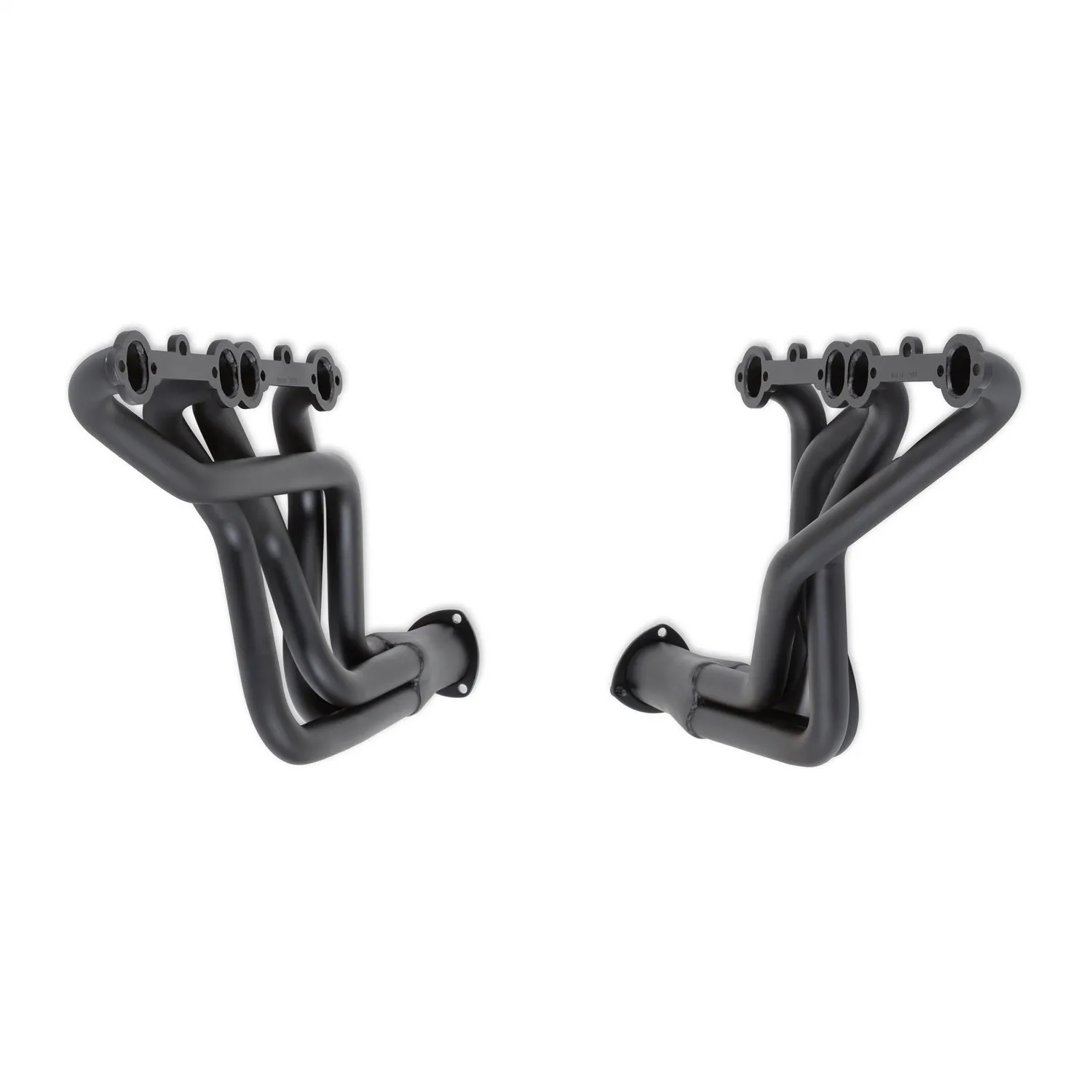 Flowtech Long Tube Headers - 1967-81 Camaro/1964-77 Chevelle/1969-79 Nova/1970-77 Monte Carlo/1965-89 Full Size - 283/400 - 1.625" - 3" Collector - Black Paint