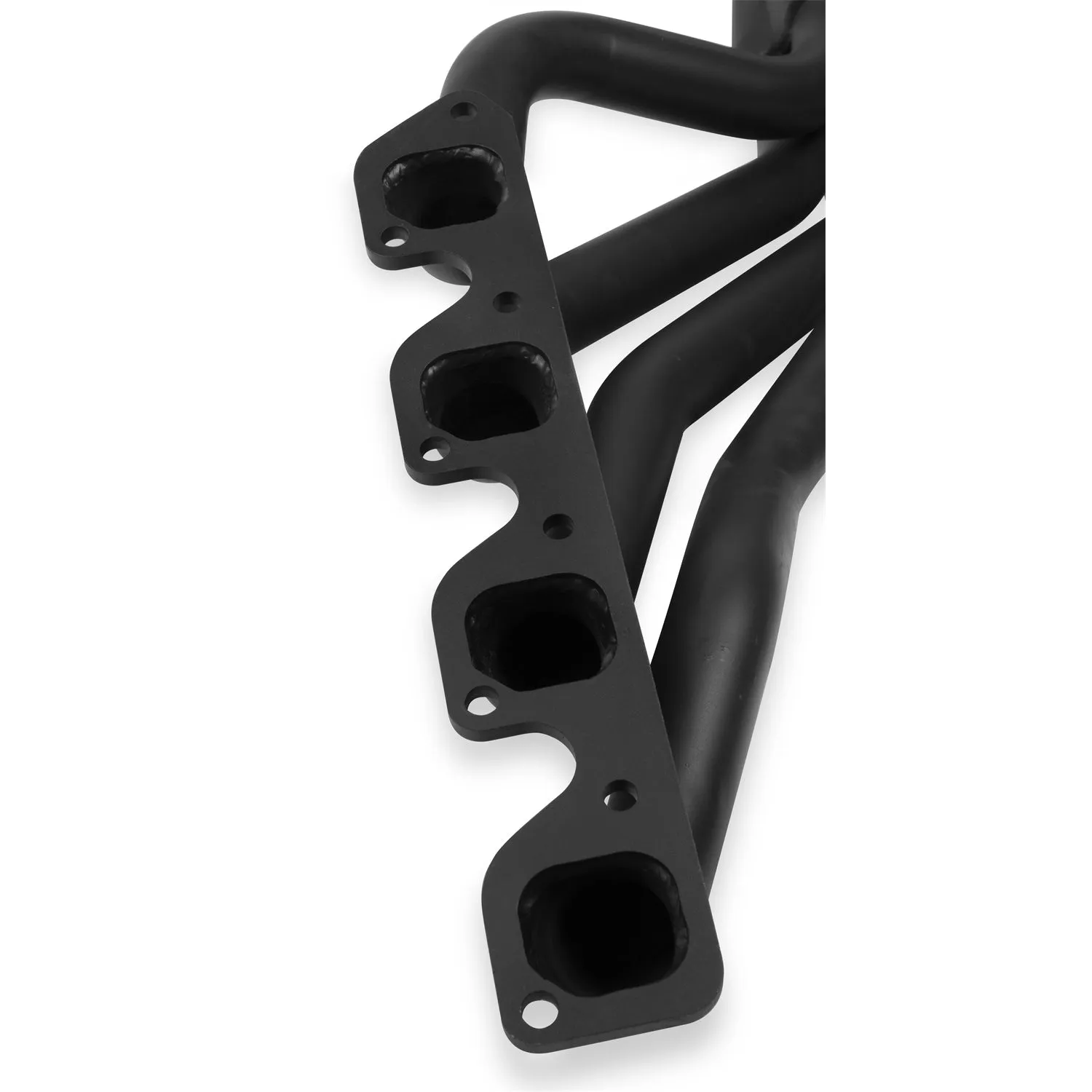 Flowtech Long Tube Headers - 1970-74 Mustang/Cougar/Fairlane/1970-73 Torino/Ranchero/Cyclone/Montego - 351C 4V - 1.75" - 3" Collector - Black Paint
