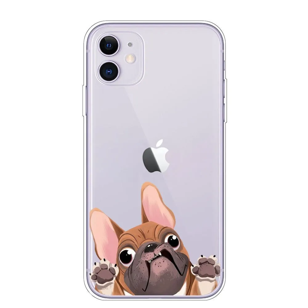Funny cartoon French Bulldog Phone cases