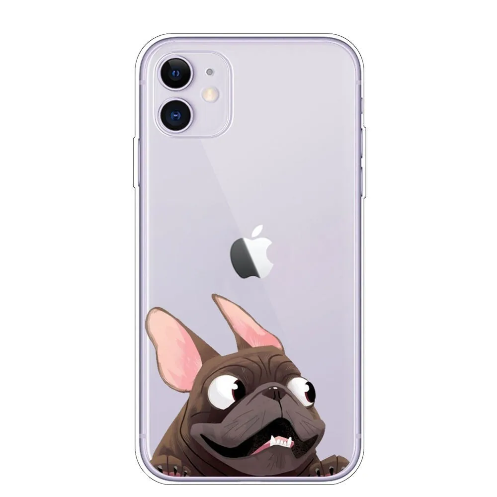 Funny cartoon French Bulldog Phone cases