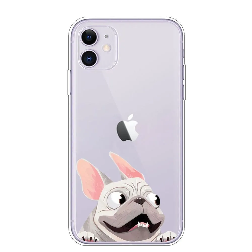 Funny cartoon French Bulldog Phone cases