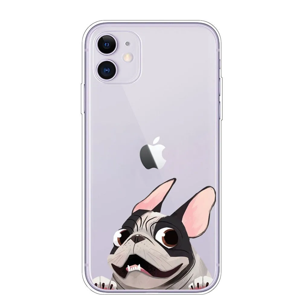 Funny cartoon French Bulldog Phone cases