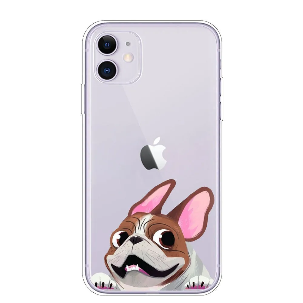 Funny cartoon French Bulldog Phone cases