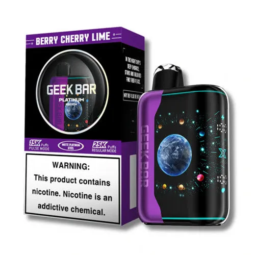 Geek Bar Pulse X Platinum Edition 25K Disposable Vape Device - 10PK