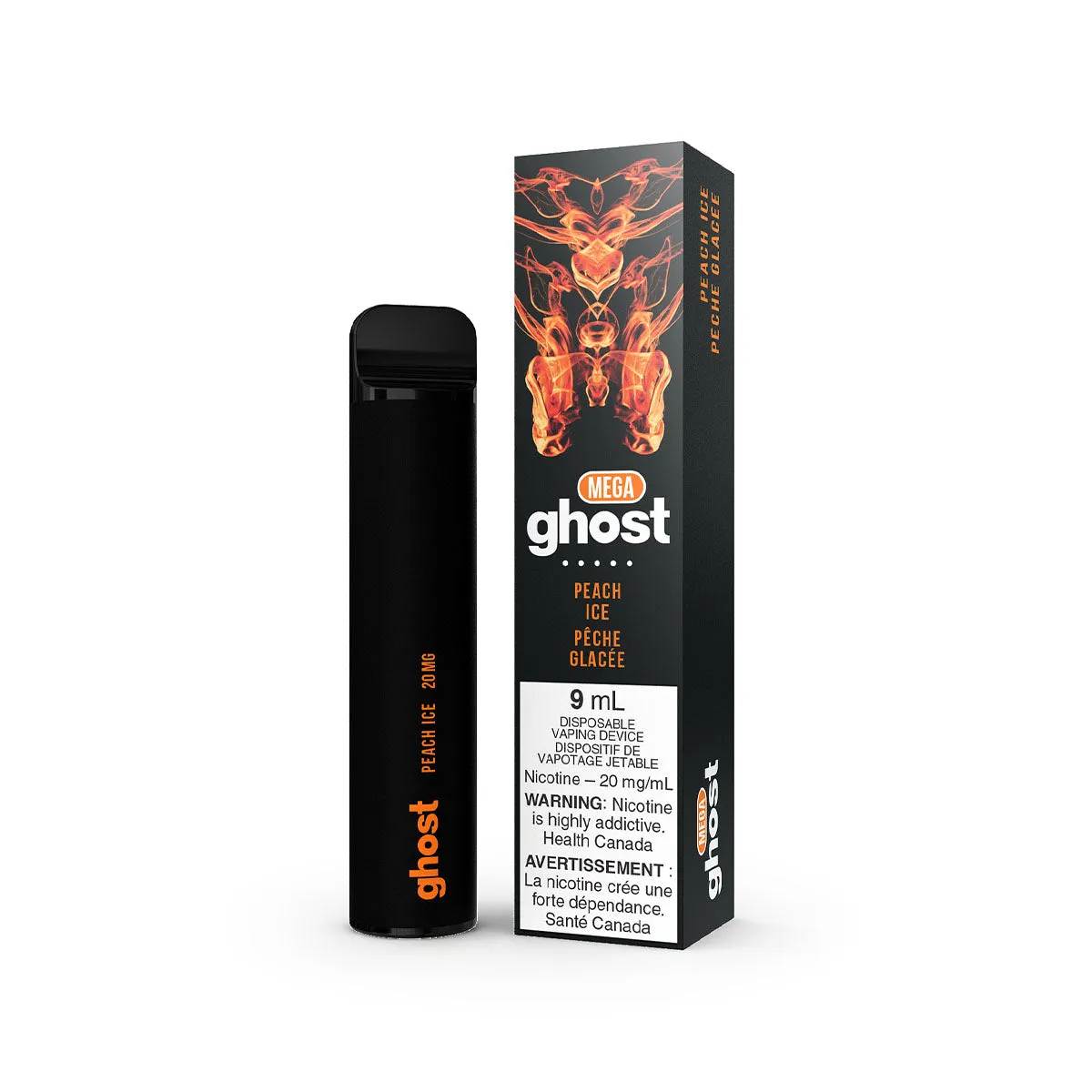 Ghost Mega Peach Ice Disposable Vape Pen