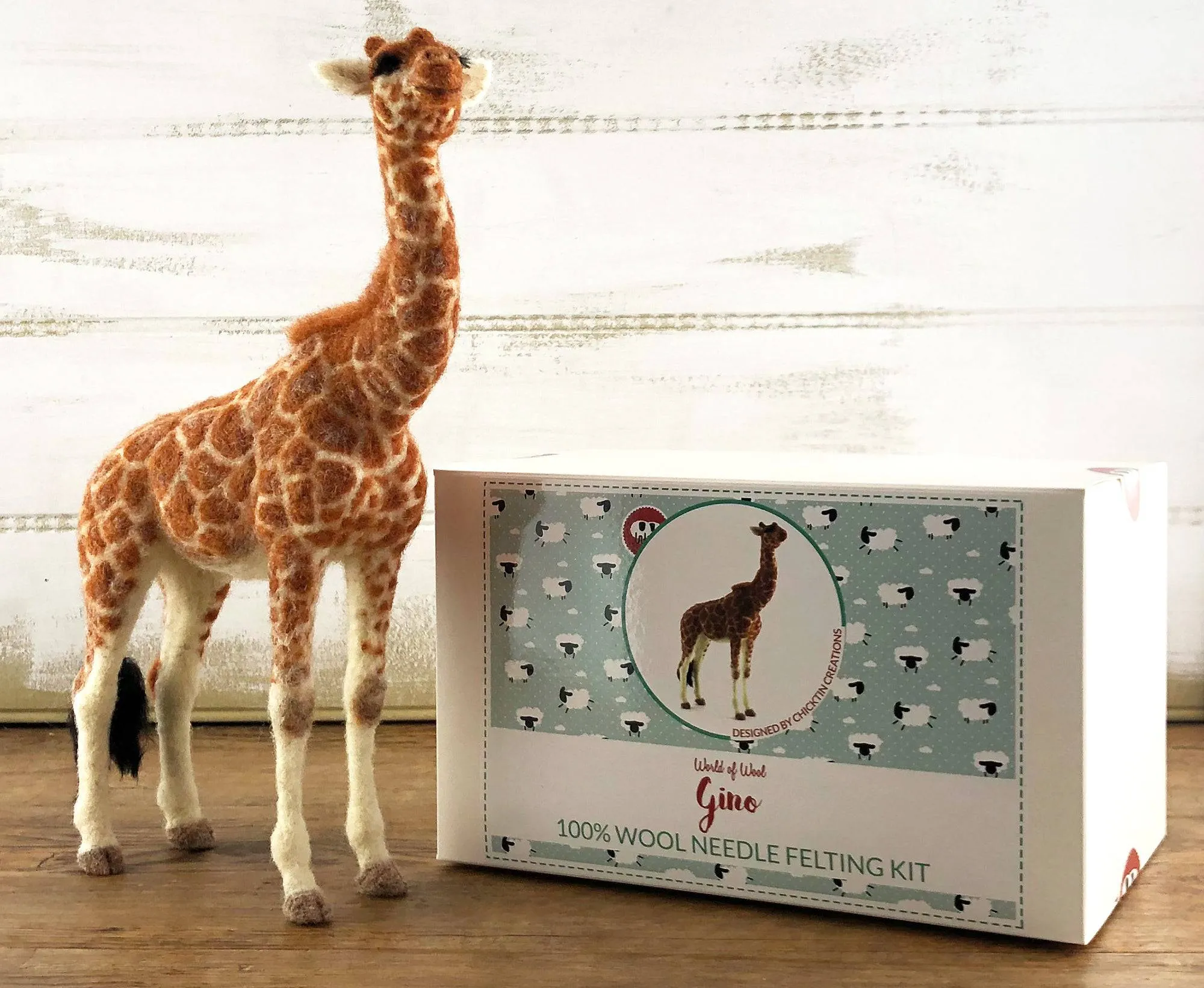 Gino The Giraffe | Needle Felting Kit