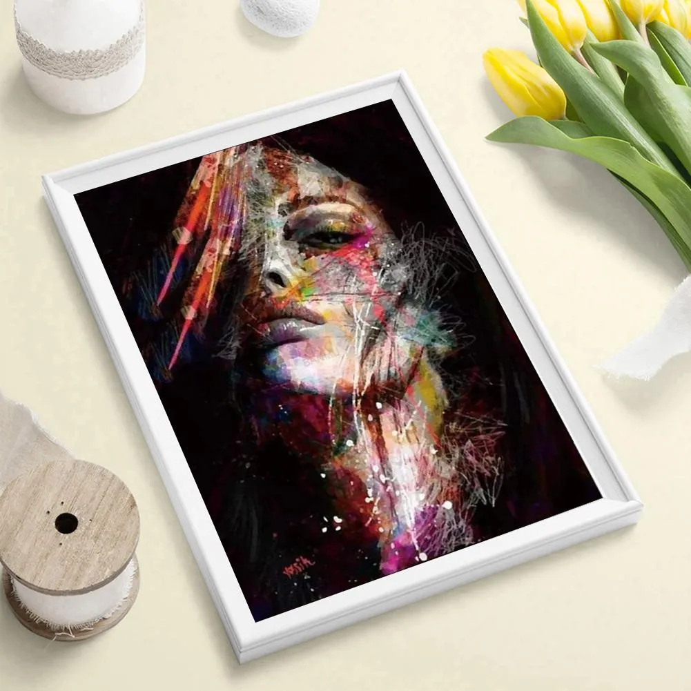 Girl  - Full Round Diamond - 30x40CM