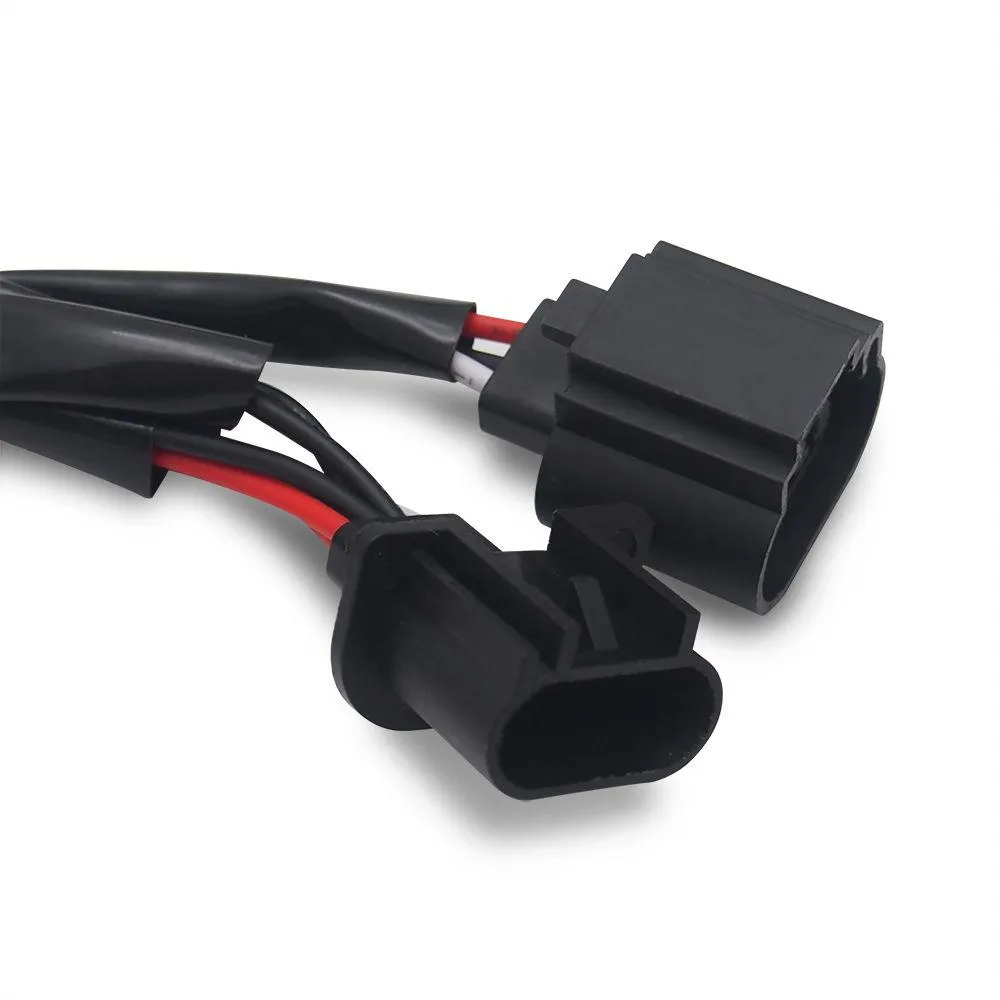 H13 (9008) HID & LED 50W 6Ohm Resistor Relay Kit Wiring Harness Adapter