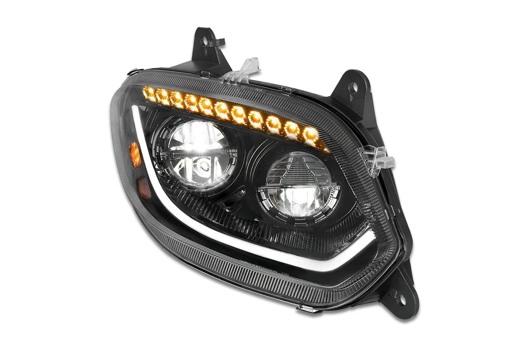 Headlight Led With Turn Sequential Signal Black Passenger 2018  International LT LT625