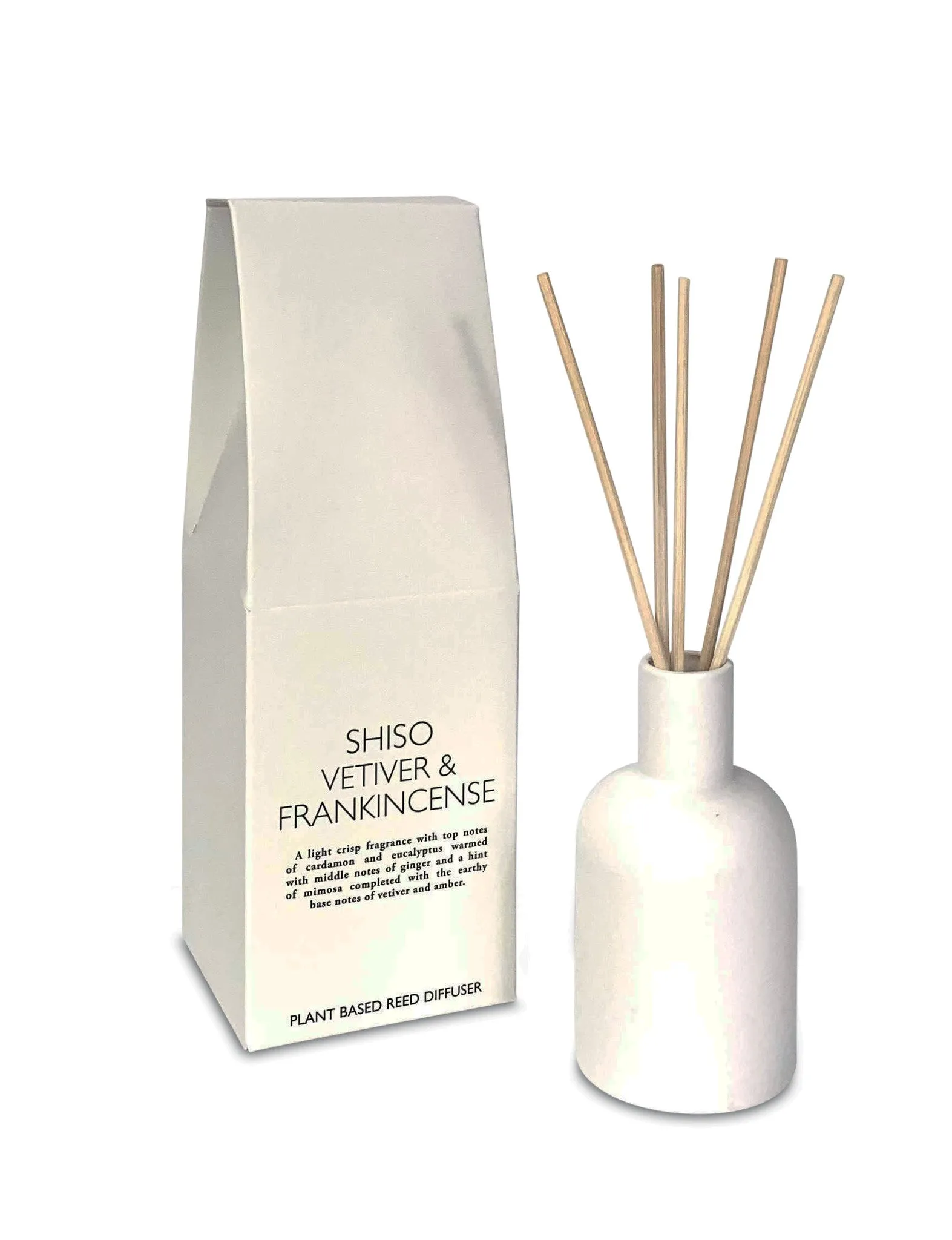Heaven Scent Shiso, Vetiver & Frankincense Ceramic Reed Diffuser