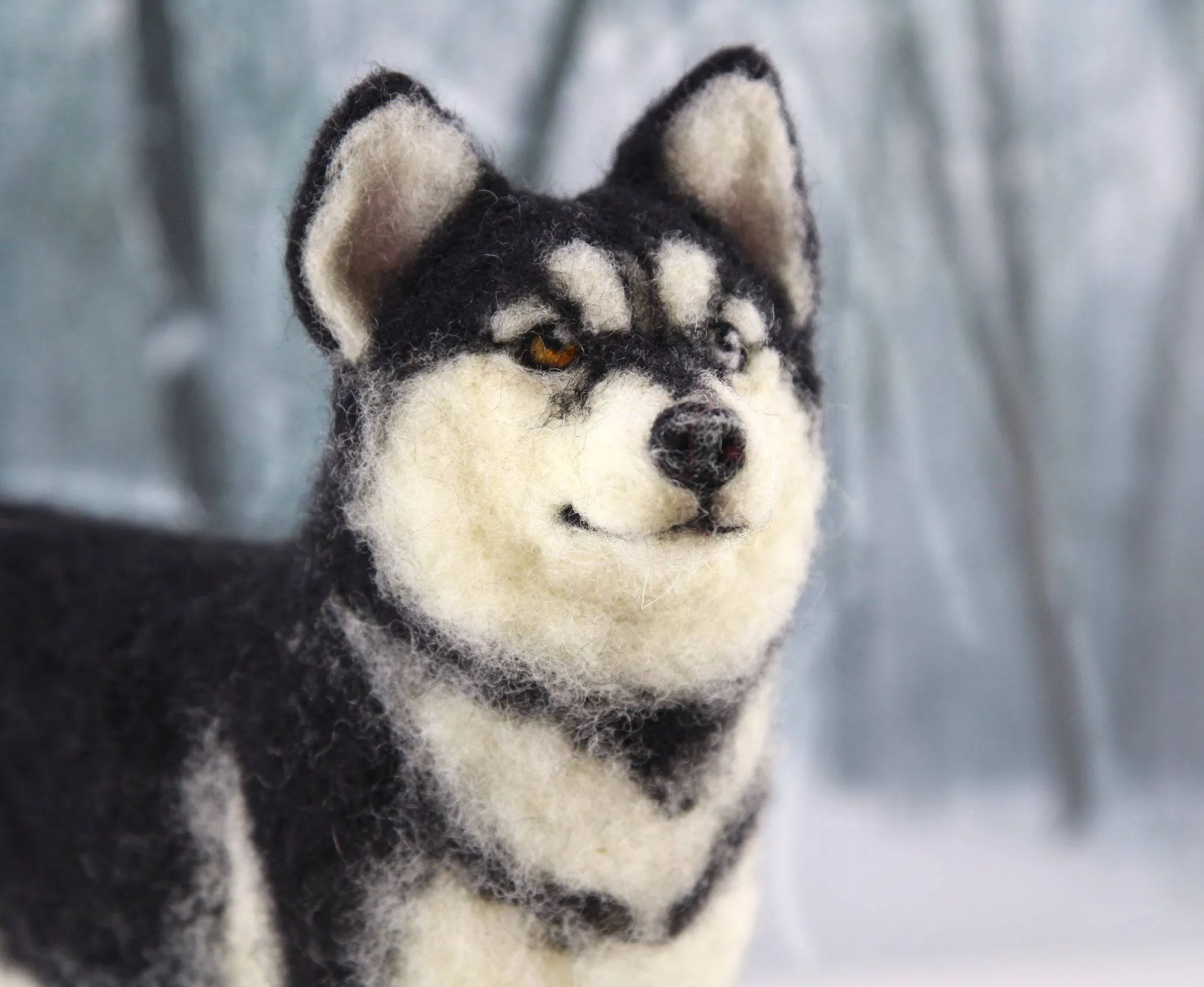 Hunter The Husky  | Needle Felting Kit