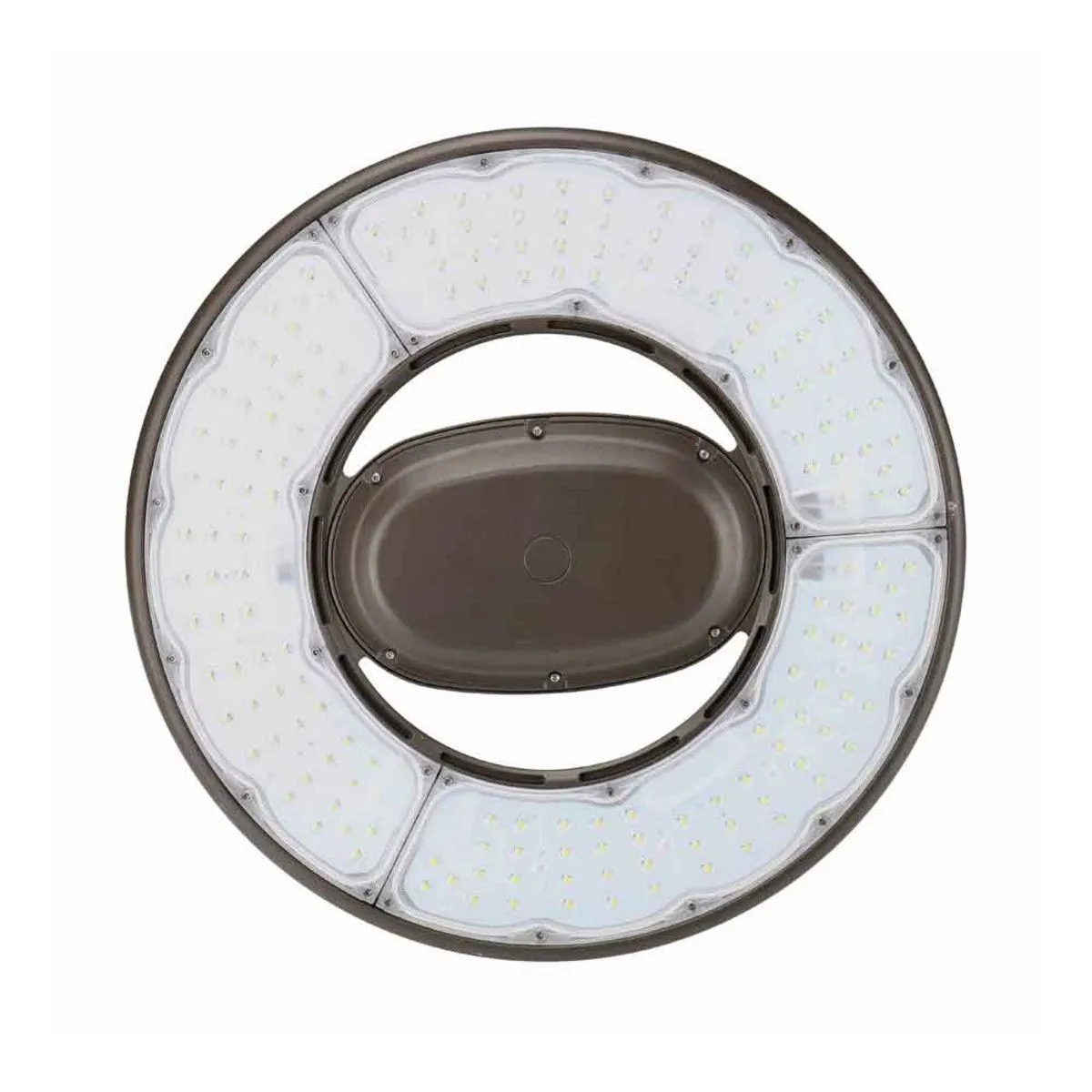 Industrial Round High Bay LED Light, 350 Watts Adjustable, 62000 Lumens, 5000K, 120/277V