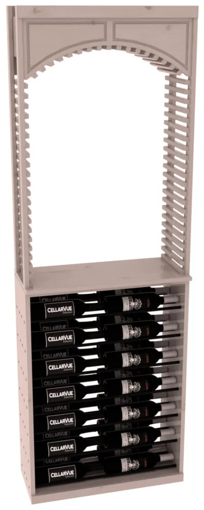 InstaCellar - 26" Cellar Arch / Horizontal Display Combo - Black Metal Rods