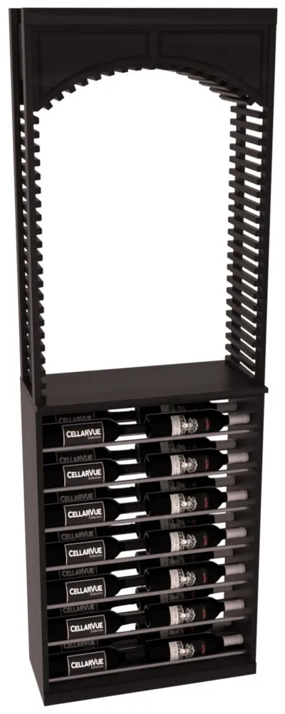 InstaCellar - 26" Cellar Arch / Horizontal Display Combo - Gunmetal Rods