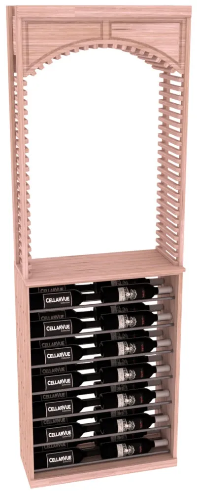 InstaCellar - 26" Cellar Arch / Horizontal Display Combo - Gunmetal Rods