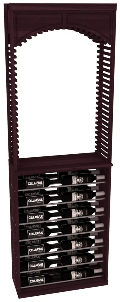 InstaCellar - 26" Cellar Arch / Horizontal Display Combo - Gunmetal Rods