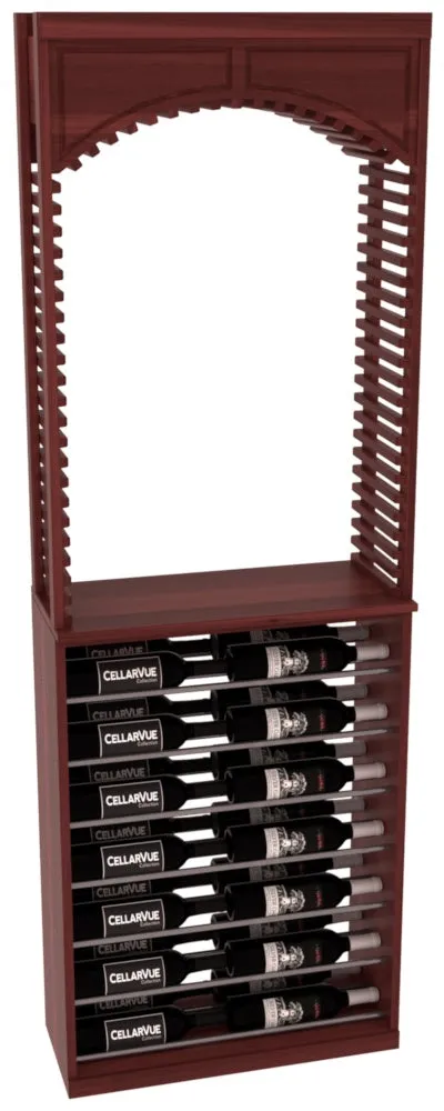 InstaCellar - 26" Cellar Arch / Horizontal Display Combo - Gunmetal Rods