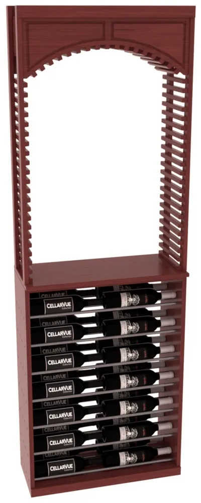 InstaCellar - 26" Cellar Arch / Horizontal Display Combo - Gunmetal Rods