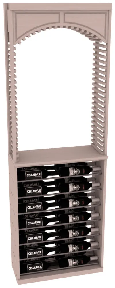 InstaCellar - 26" Cellar Arch / Horizontal Display Combo - Gunmetal Rods