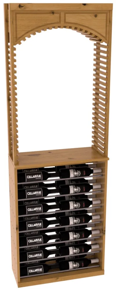 InstaCellar - 26" Cellar Arch / Horizontal Display Combo - Gunmetal Rods