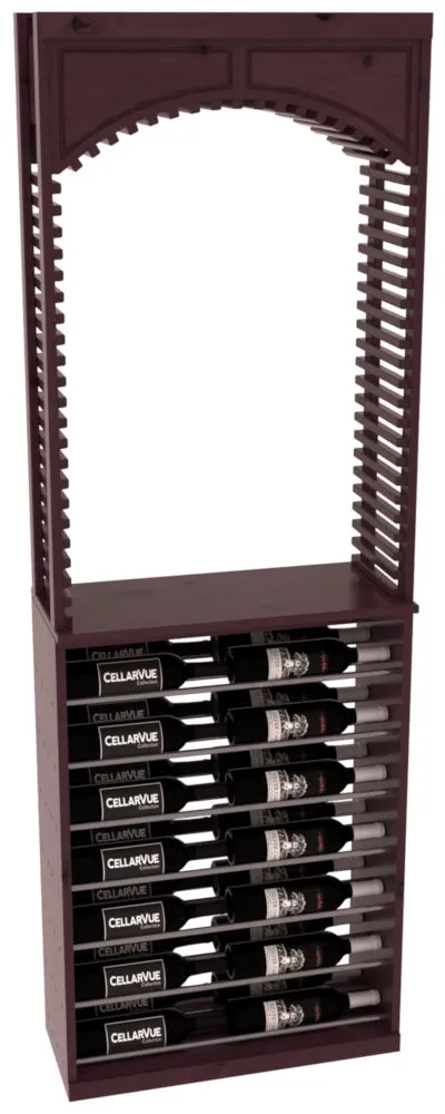 InstaCellar - 26" Cellar Arch / Horizontal Display Combo - Gunmetal Rods