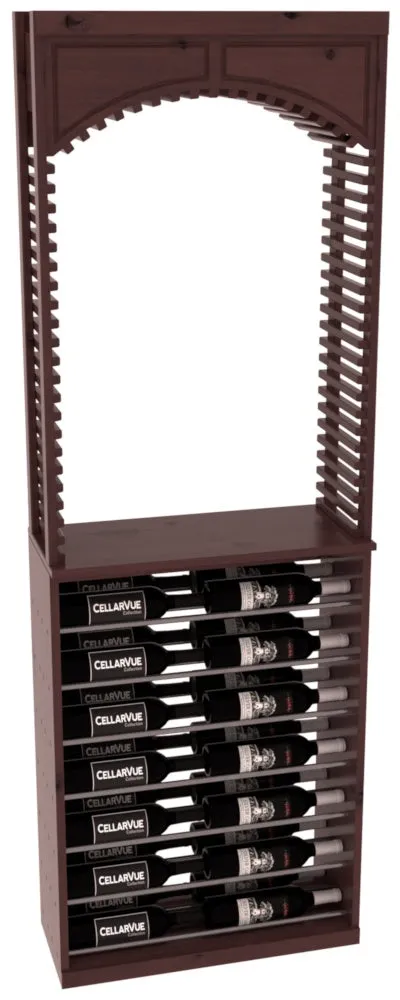 InstaCellar - 26" Cellar Arch / Horizontal Display Combo - Gunmetal Rods
