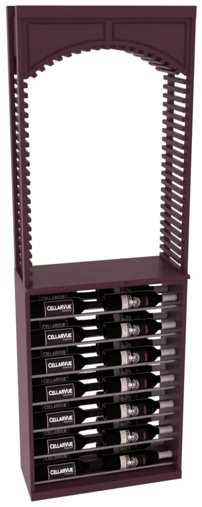 InstaCellar - 26" Cellar Arch / Horizontal Display Combo - Gunmetal Rods