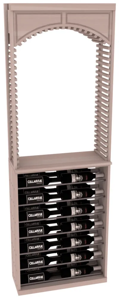 InstaCellar - 26" Cellar Arch / Horizontal Display Combo - Gunmetal Rods