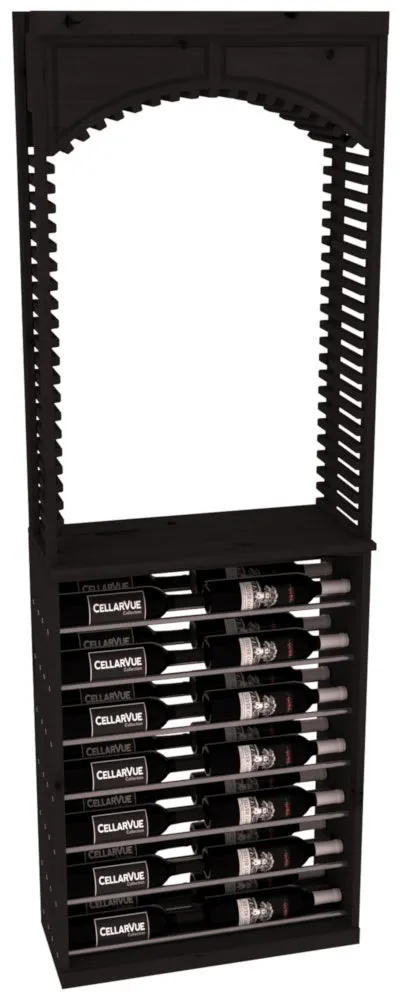 InstaCellar - 26" Cellar Arch / Horizontal Display Combo - Gunmetal Rods