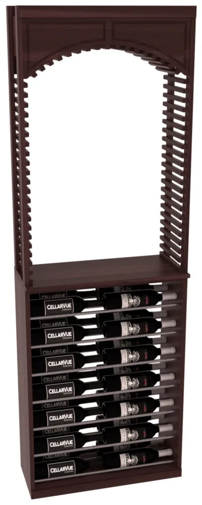 InstaCellar - 26" Cellar Arch / Horizontal Display Combo - Gunmetal Rods