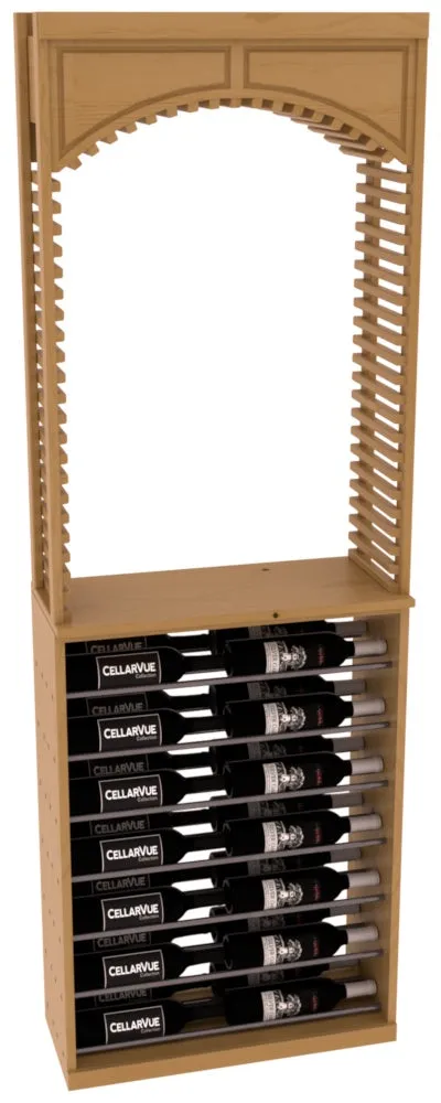 InstaCellar - 26" Cellar Arch / Horizontal Display Combo - Gunmetal Rods
