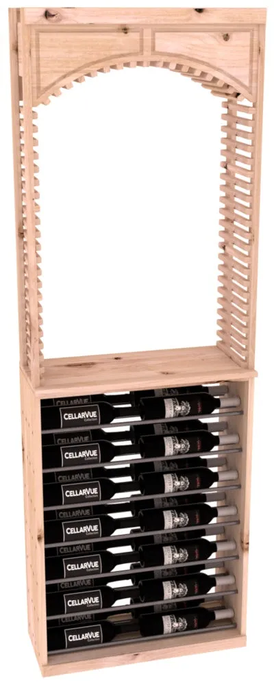 InstaCellar - 26" Cellar Arch / Horizontal Display Combo - Gunmetal Rods