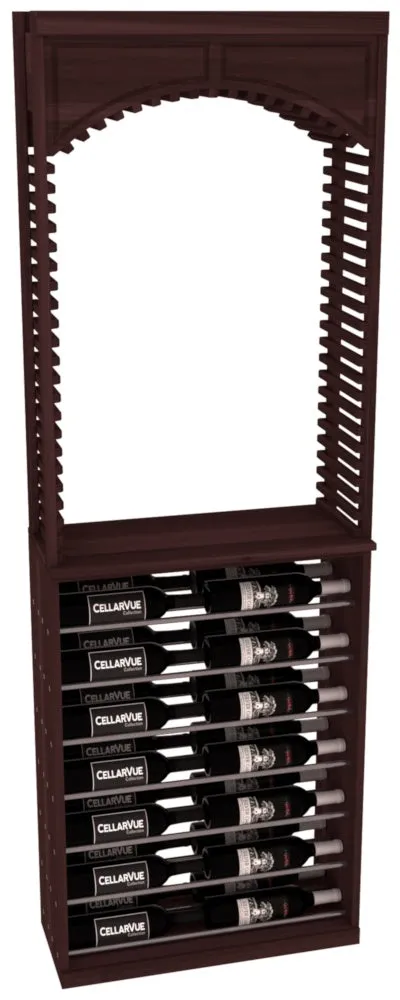 InstaCellar - 26" Cellar Arch / Horizontal Display Combo - Gunmetal Rods