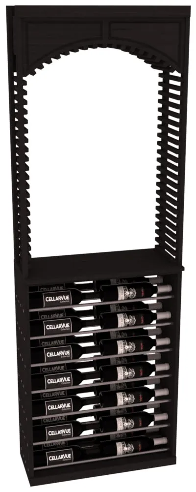 InstaCellar - 26" Cellar Arch / Horizontal Display Combo - Gunmetal Rods