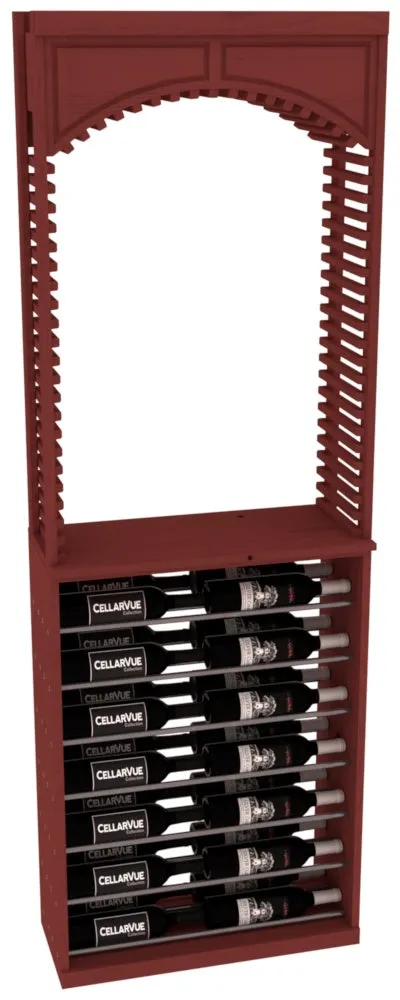 InstaCellar - 26" Cellar Arch / Horizontal Display Combo - Gunmetal Rods