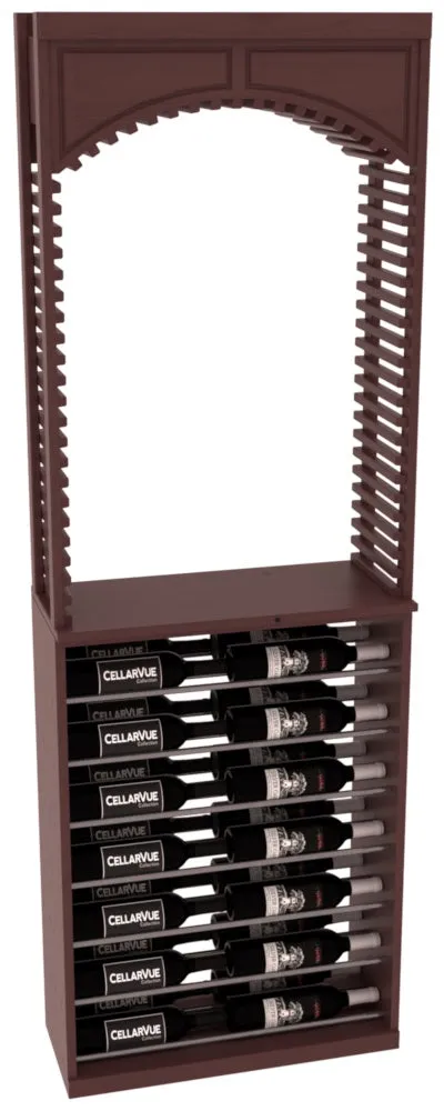 InstaCellar - 26" Cellar Arch / Horizontal Display Combo - Gunmetal Rods
