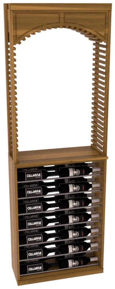 InstaCellar - 26" Cellar Arch / Horizontal Display Combo - Gunmetal Rods