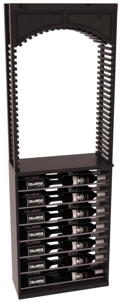 InstaCellar - 26" Cellar Arch / Horizontal Display Combo - Gunmetal Rods