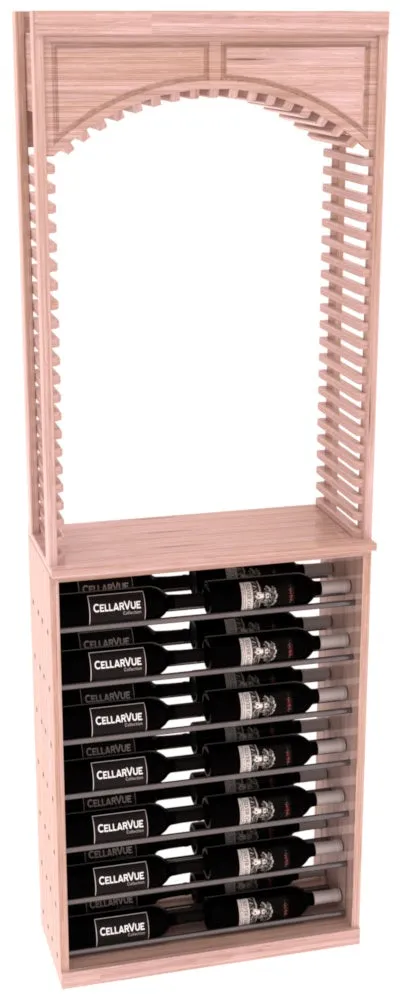 InstaCellar - 26" Cellar Arch / Horizontal Display Combo - Gunmetal Rods