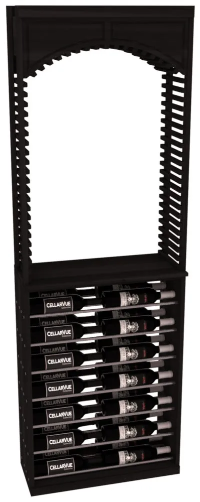 InstaCellar - 26" Cellar Arch / Horizontal Display Combo - Gunmetal Rods