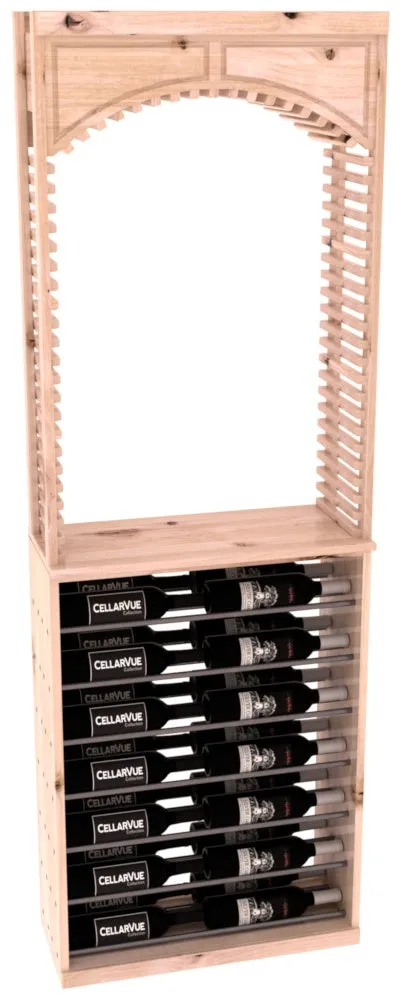 InstaCellar - 26" Cellar Arch / Horizontal Display Combo - Gunmetal Rods